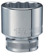 DEWALT DWMT74641OSP Hand Socket, 1-3/4 in Socket, 3/4 in Drive, 12-Point, Vanadium Steel, Polished Chrome