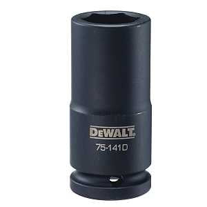 DEWALT DWMT75141OSP Impact Socket, 24 mm Socket, 3/4 in Drive, 6-Point, CR-440 Steel, Black Oxide