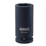 DEWALT DWMT75144OSP Impact Socket, 27 mm Socket, 5/8 in D Socket, 3/4 in Drive, 6-Point, CR-440 Steel, Black Oxide