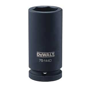 DEWALT DWMT75144OSP Impact Socket, 27 mm Socket, 5/8 in D Socket, 3/4 in Drive, 6-Point, CR-440 Steel, Black Oxide