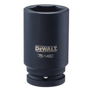 DEWALT DWMT75148OSP Impact Socket, 33 mm Socket, 3/4 in Drive, 6-Point, CR-440 Steel, Black Oxide