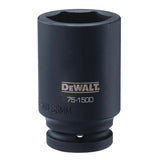 DEWALT DWMT75150OSP Impact Socket, 36 mm Socket, 3/4 in Drive, 6-Point, CR-440 Steel, Black Oxide