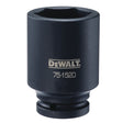 DEWALT DWMT75152OSP Impact Socket, 41 mm Socket, 3/4 in Drive, 6-Point, CR-440 Steel, Black Oxide