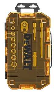 DEWALT DWMT75421 Socket Set, Specifications: 3/8 in Drive Size, Includes: 16 and 18