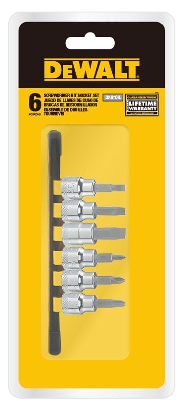 DEWALT DWMT75422OSP Screwdriver Bit Socket Set, Polished Chrome Vanadium