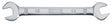 DEWALT DWMT75434OSP Open End Wrench, Metric, 14 x 15 mm Head, 7-13/32 in L, Polished Chrome