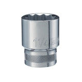 DEWALT DWMT75439OSP Hand Socket, 1-1/4 in Socket, 3/4 in Drive, 12-Point, Vanadium Steel, Polished Chrome