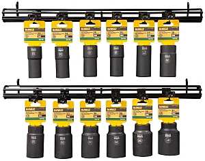 DEWALT DWMT80741 Socket Set, Specifications: 3/4 in Drive Size, Includes: 38mm and 41mm Deep Impact Sockets