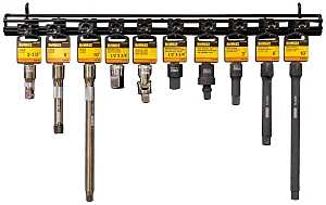 Keeney 2068PCPOLF Supply Line Valve, 5/8 x 3/8 in Connection, Compression, Quarter-Turn Actuator, Brass, Water Media