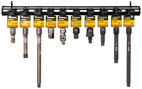 DEWALT DWMT80748 Socket Set, Includes: 1/2 in Drive Impact Drive Extensions