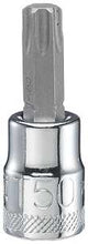 DEWALT DWMT74619OSP Torx Bit Socket, T50 Tip, 3/8 in Drive, Polished Chrome Vanadium