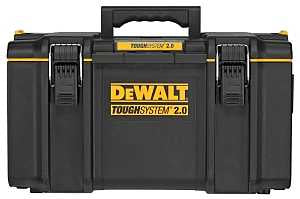 DEWALT ToughSystem 2.0 Series DWST08300 Large Tool Box, 110 lb, Plastic, Black