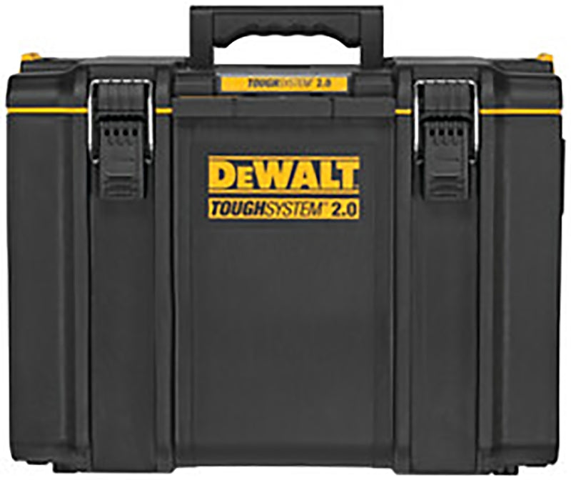 DEWALT ToughSystem 2.0 Series DWST08400 Extra Large Tool Box, 110 lb, Plastic, Black