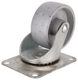 ProSource JC-S07 Swivel Caster, 3 in Dia Wheel, 1-1/4 in W Wheel, Steel Wheel, Gray, 250 lb, Steel Housing Material