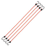 Keeper 06322 Bungee Cord, 36 in L, Rubber, Orange, Hook End