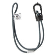 Keeper A06095Z Bungee Cord, Steel End, 48 in L, Rubber, Gray, Hook End, 1/PK