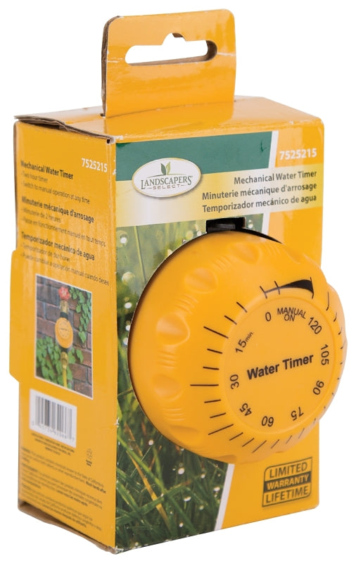 Landscapers Select GS5613L Watering Timer, 3/4 in Connection, Male/Female, Plastic