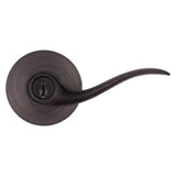 Kwikset Signature Series 740TNL 11P SMT RCS 6AL Entry Lever, Zinc, Venetian Bronze, Re-Key Technology: SmartKey