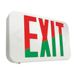 Sure-Lites APX7RG Exit Light, 11-5/8 in OAW, 7-3/16 in OAH, 120/277 VAC, 3.12 W, LED Lamp, Thermoplastic Fixture, White