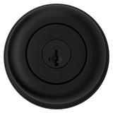 Kwikset 400CV 514 SMT 6AL RCS Entry Door Lock, Knob Handle, Matte Black, Zinc, KW1 Keyway, Re-Key Technology: Smartkey