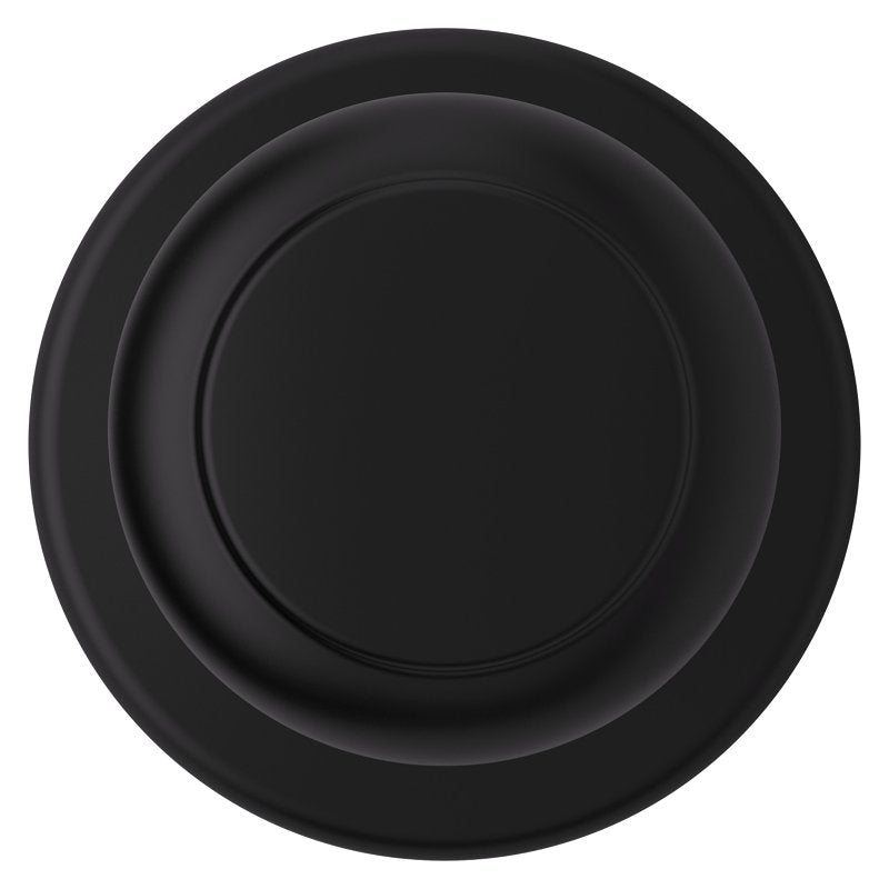 Kwikset 488CV 514 V Dummy Knob, Cove, Traditional Design, Matte Black, Residential, 2-3/8 to 2-3/4 in Backset, Zinc