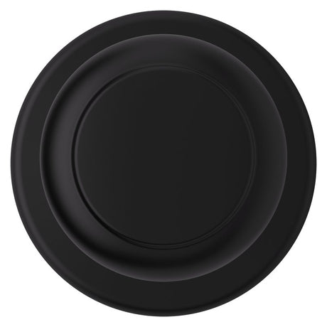 Kwikset 488CV 514 V Dummy Knob, Cove, Traditional Design, Matte Black, Residential, 2-3/8 to 2-3/4 in Backset, Zinc
