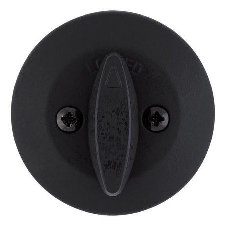 Kwikset 600 Series 660 514 SMT RCAL/5303 Deadbolt, 3 Grade, Keyed Key, Zinc, Matte Black, 2-3/8 to 2-3/4 in Backset