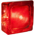 PM 844 Series V844L Tail Light, Combination, 5.38 in L, 4.61 in W, 4.61 in H, LED Lamp, Red, Red Housing