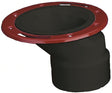 Oatey 43500 Closet Flange, 3, 4 in Connection, ABS, Black, For: 3 in, 4 in Pipes