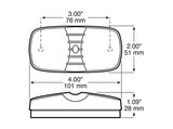 PM V38R Marker/Clearance Light, 9 to 32 V, LED Lamp, Red Lens, Surface Mounting
