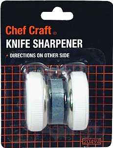 Chef Craft 20494 Knife Sharpener, White