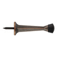 National Hardware V243 Series N830-540 Rigid Door Stop, 2-29/32 in Projection, Zinc, Antique Bronze