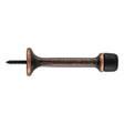 National Hardware 236 Series N830-548 Rigid Door Stop, 3-1/16 in Projection, Zinc, Antique Bronze