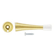 National Hardware V232 Series N830-554 Door Stop, Steel, Brass