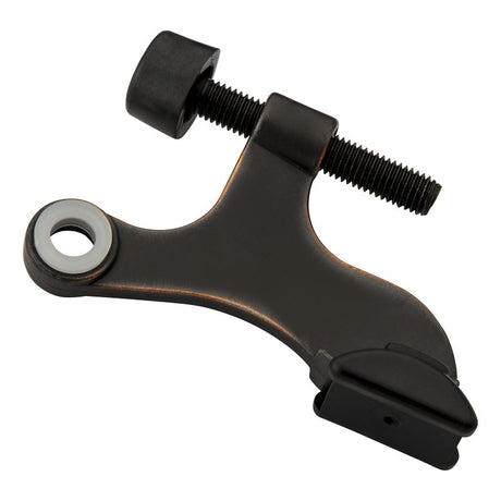 National Hardware N830-561 Hinge Pin Door Stop, 17/32 in Dia Base, 2-1/16 in Projection, Steel/Zinc, Oil-Rubbed Bronze