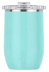 Orca Vino Series VIN12SF Wine Cup, 12 oz, Detached Lid, 18/8 Stainless Steel/Copper, Seafoam, Insulated