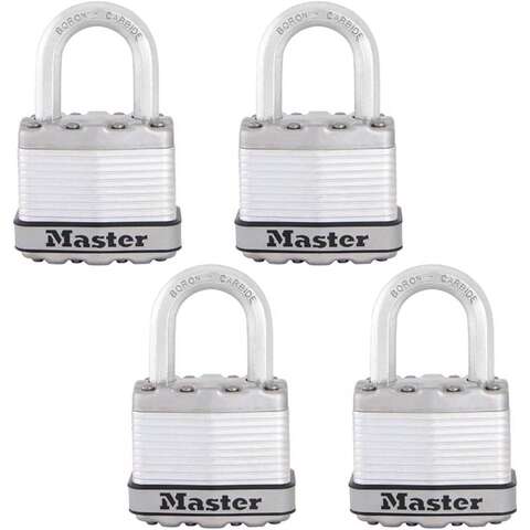 Master Lock Magnum 1-3/4 in. W Stainless Steel Ball Bearing Locking Padlock Keyed Alike