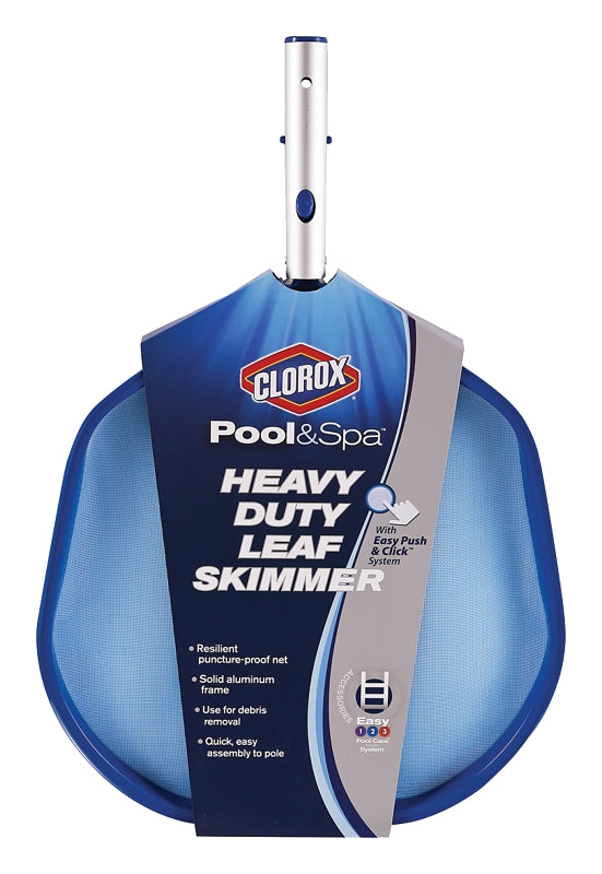 Clorox POOL & Spa 94200CLX Leaf Skimmer, Aluminum Frame, Pack of 6