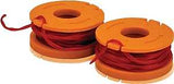 Worx WA0004.15/M1 Trimmer Line, 0.065 in Dia, 10 ft L, Synthetic Co-Polymer Nylon Resin, Orange