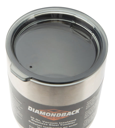 Diamondback BP-Y01O Vacuum Insulated Tumbler, 30 oz Capacity, Stainless Steel, Insulated, Pack of 4