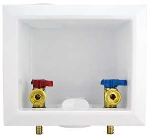 Apollo APXBOXWM Washing Machine Outlet Box, 1/2 x 3/4 in Connection, Polystyrene