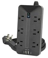 Powerzone ORPBSUC409 Pyramid Surge, 6 ft L Cable
