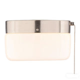 Boston Harbor OG24014 Ceiling Light, 120 V, 2-Lamp, CFL, LED Lamp, Stainless Steel Fixture, Satin Nickel Fixture
