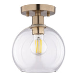 Boston Harbor OG24023 Ceiling Light, 1-Lamp, Metal Fixture, Satin Gold Fixture