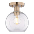 Boston Harbor OG24023 Ceiling Light, 1-Lamp, Metal Fixture, Satin Gold Fixture