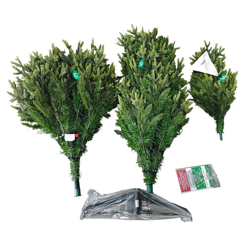 Hometown Holidays 357-6379T75LDF5K5 Grand Fir Tree, 7-1/2 ft H