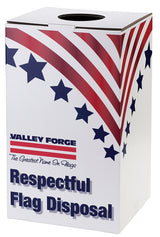 Valley Forge BOXREC Flag Disposal Box, Plastic