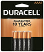 Duracell MN2400B8Z Battery, 1.5 V Battery, 1.15 Ah, AAA Battery, Alkaline, Manganese Dioxide