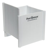 Post Shields Inc. 4 in. H X 4 in. W X 4 in. L Plastic White Fence Post Protection, Pack of 10