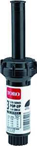 Toro 53815 Pop-Up Spray Sprinkler, 1/2 in Connection, FNPT, 3 in H Pop-Up, 15 ft, 27 deg Nozzle Trajectory, ABS